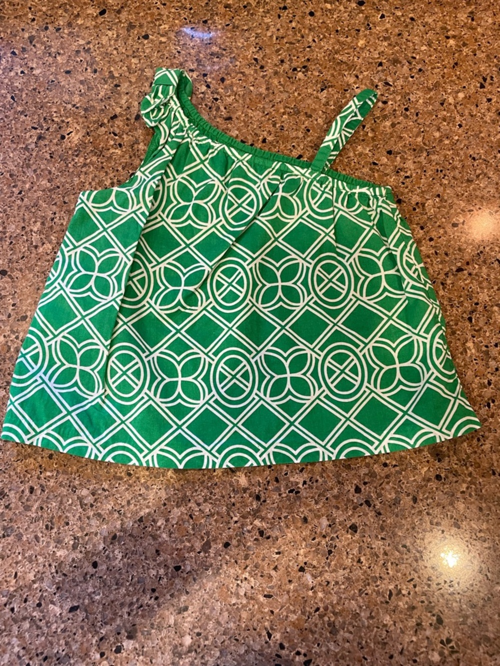 Janie and Jack Bright Green Infant Tank Top